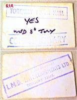 Ticket Stubs